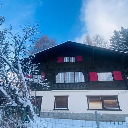 Chalé Alpin Vue Dent Blanche